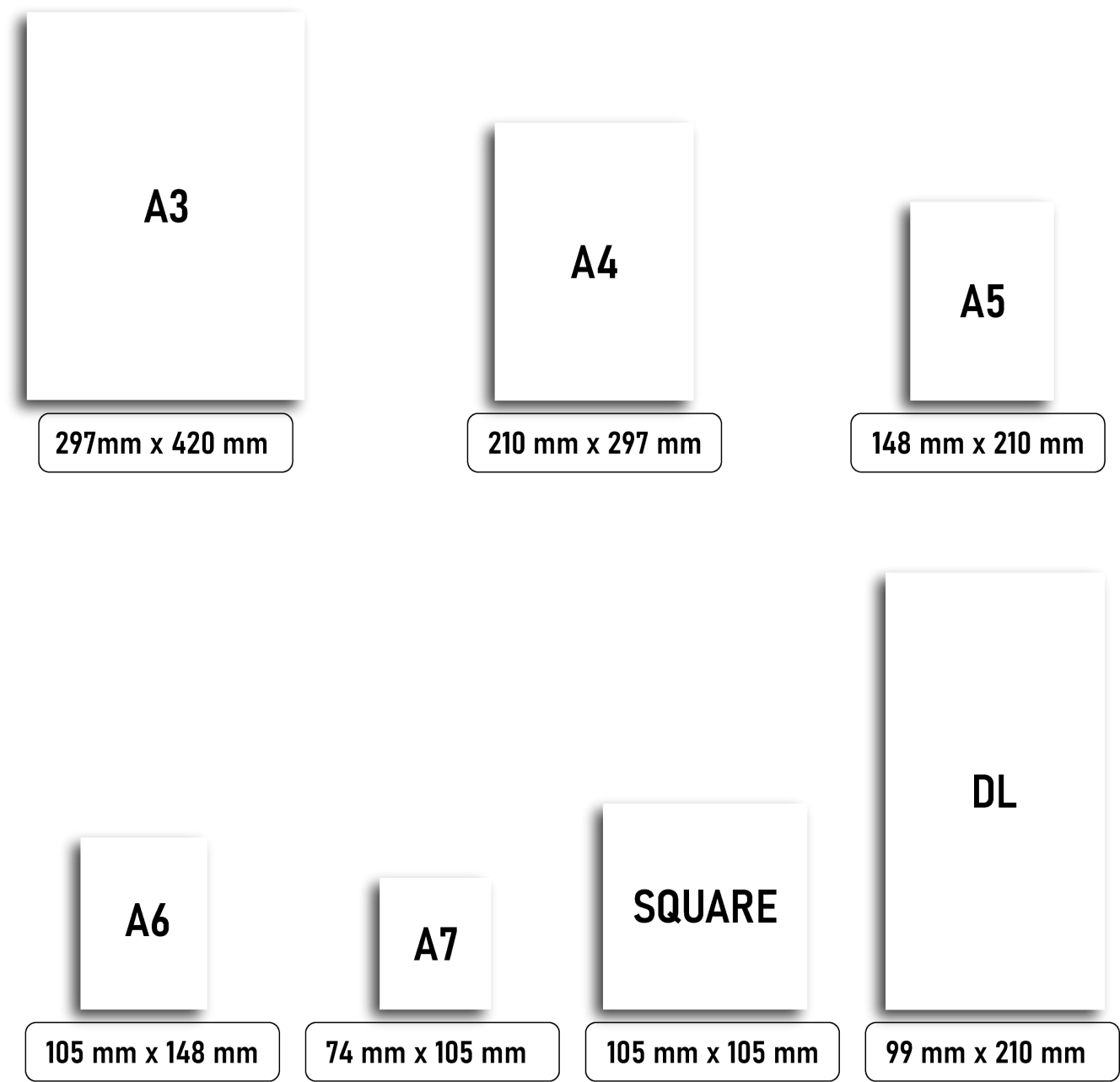 Erklärung Größe Flyer
